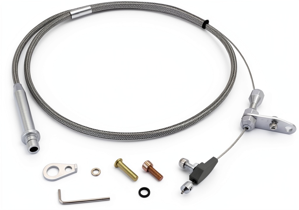 Gm 350 Th350 transmission shift cable made of stainless steel
