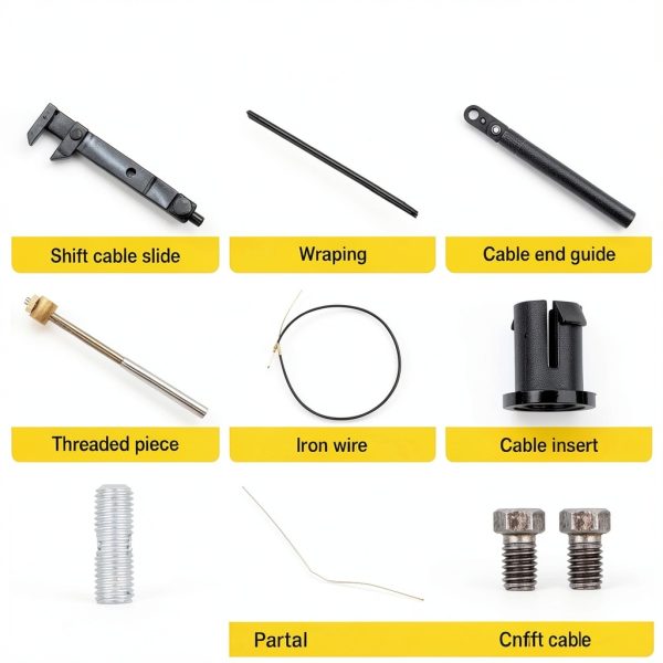 Mercruiser Shift Cable Gledewen Rubber Steel-4