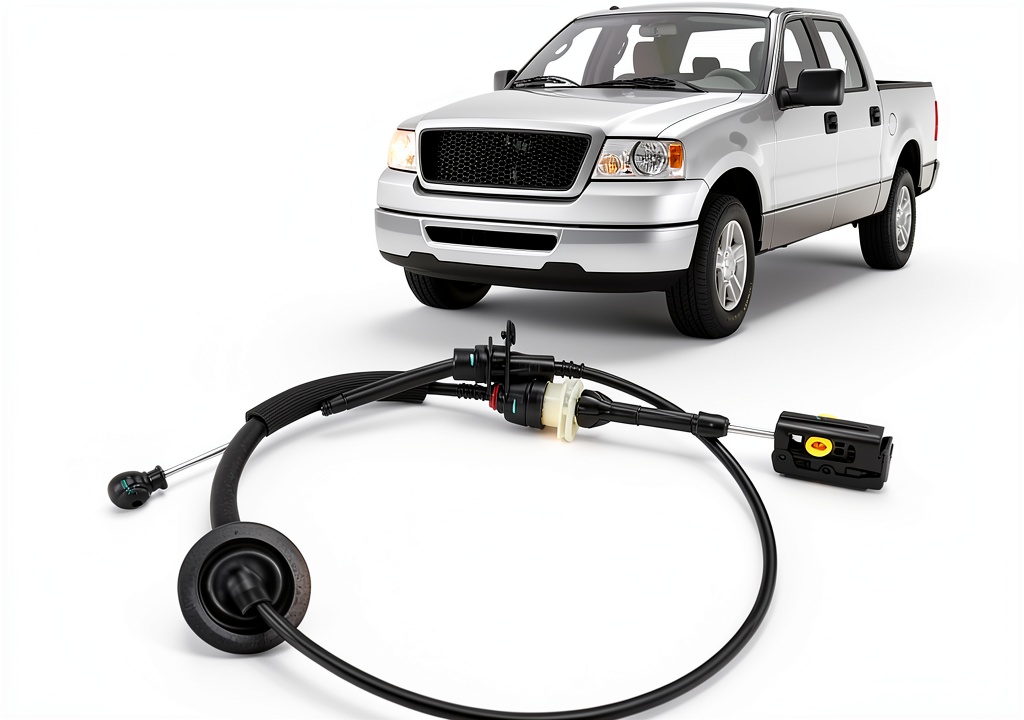 Installing GNXFixt shift cable in a Ford F-150 transmission tunnel