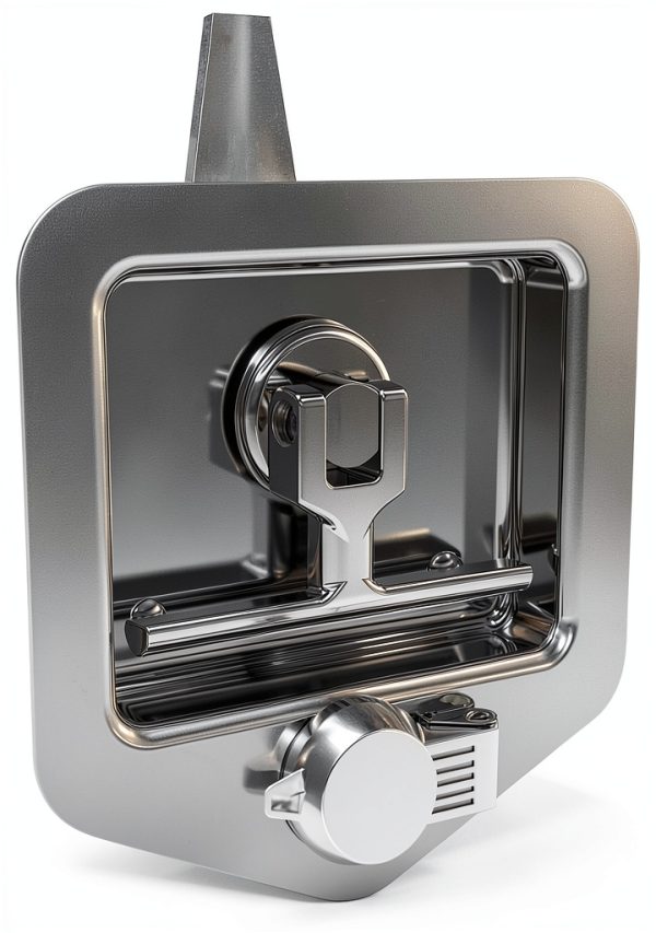TCH Hardware 2 Pack Stainless Steel T Handle Cam Latch with Studs-2
