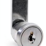 Cam Lock CCL B15760 Satin Chrome 1-1/4" Barrel Cam Latch with Keys-0
