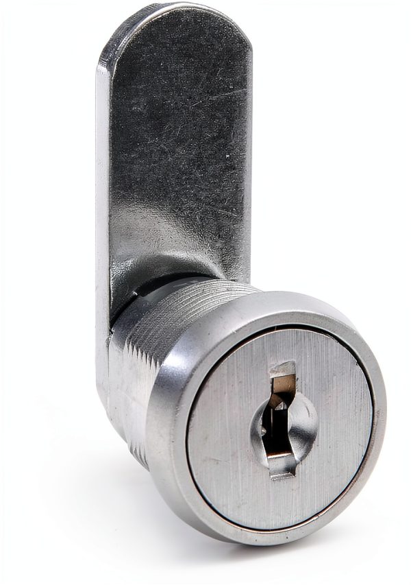 Cam Lock CCL B15760 Satin Chrome 1-1/4" Barrel Cam Latch with Keys-0