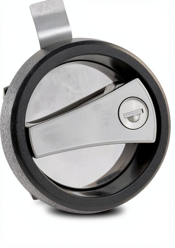 MS901 Cam Lock Round Security Black Zinc Alloy Industrial Cam Latch-0