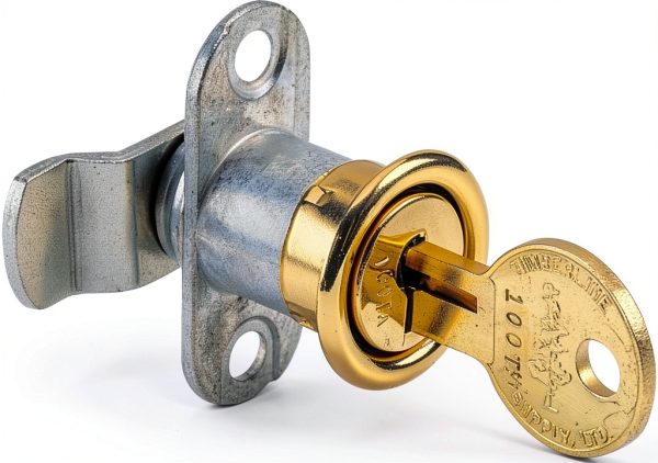 1/4 Turn Back Mount Cam Lock by Rockler – Fixed Plate, Keyed Alike-0