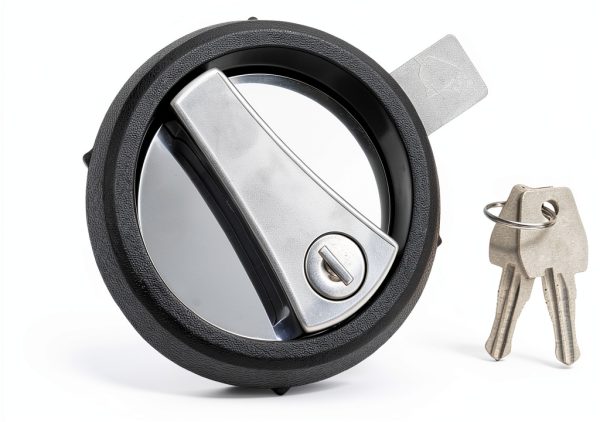 MS901 Black Electric Panel Cam Lock Round Security Lock for Electrical Enclosures (1PC)-8