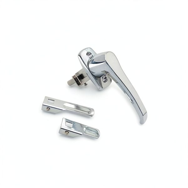 Cam Latch, Nonlocking, Chrome, L Handle-0